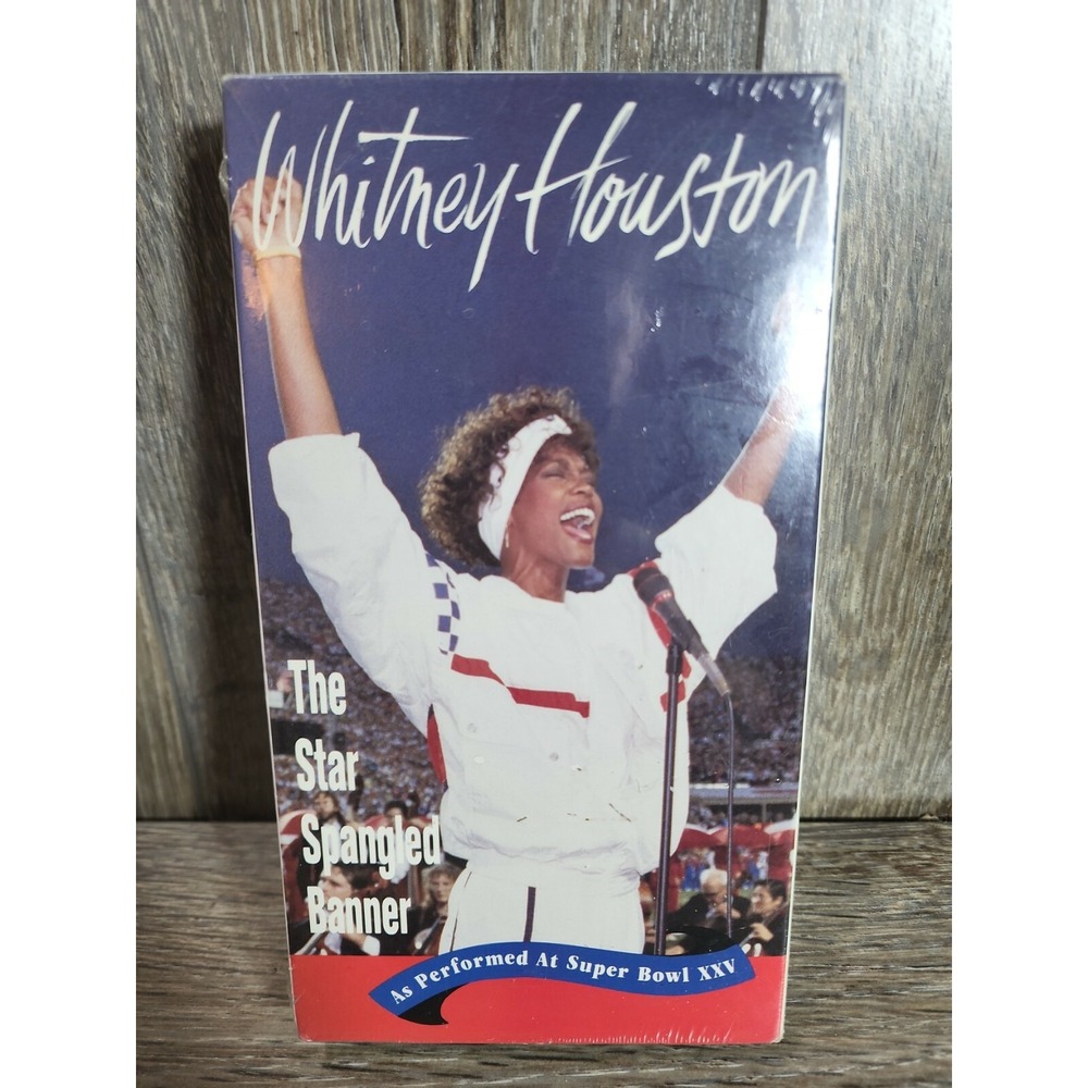Whitney Houston The Star Spangled Banner VHS Super Bowl XXV Sealed‎